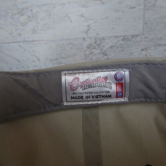 Oregon Ducks Webfoot Cap Beige Lightweight Adjustable Strap Back Hat Team - Picture 7 of 7